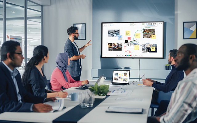 Get a FREE USB-C Interface Board with every extra-large format MultiSync® M1 Series Display